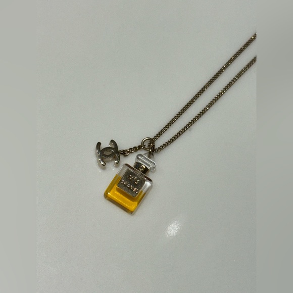 Chanel Perfume Bottle Necklace - Picture 3 of 7